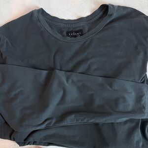 Velvet Slate Long Sleeve Top